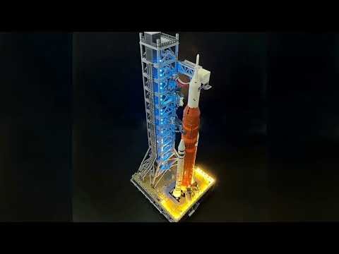 A must-have product! 3601Pcs Icons 10341 Artemis Space Launch System Model Building Kit Space SLS