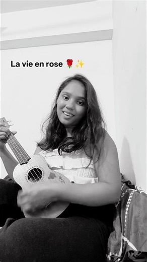 La vie en rose Ukulele cover #music #ukulele #trending #romantic #singer
