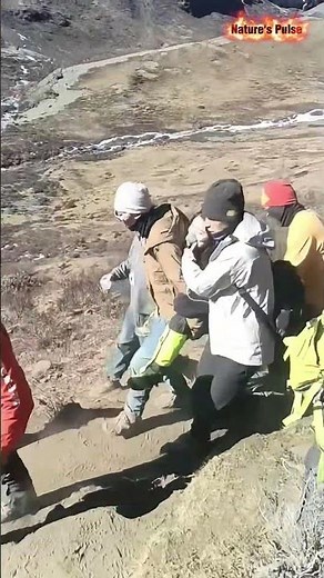 Snow mountains are not for idols. The brutal reality of high-altitude climbing ⚠️🏔️ #reality