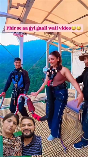 Vishal Parashar on Instagram: "She Danced First… The Jump After Was INSANE 😳 Our this video already hit 6.2 MILLION views, so we had to react AGAIN 😳 This time… she starts DANCING before bungee jumping — and what happens next is unreal. Would YOU dance before jumping? 😱 Watch till the end for the full reaction — this one had us SHOCKED. Dancing BEFORE bungee jumping?! 😳 This already has 6.2M views for a reason… Would you do this? 👇 🔔 Follow for mor