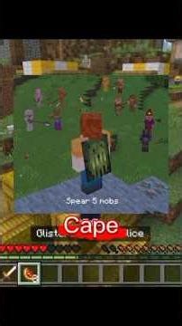 Cara mendapatkan zombie horse cape di minecraft 🎴