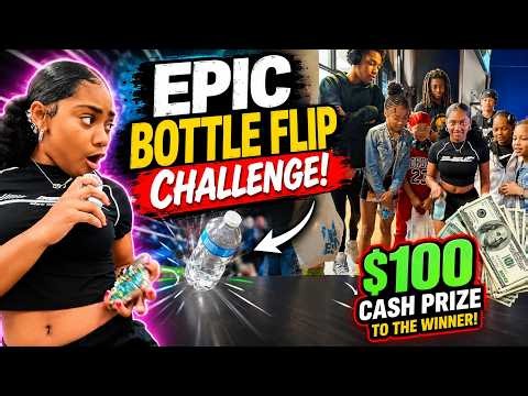 EPIC Bottle Flip CHALLENGE! 😱💸