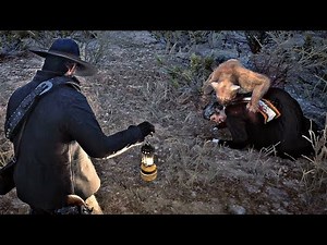 Red Dead Redemption 2 - Annoying Feminist Attacked by Cougar