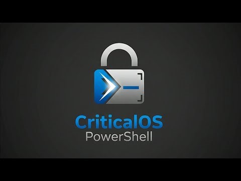 COSP Demo on Windows – Full CriticalOS Powershell UI Walkthrough