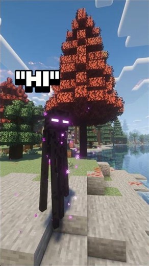Endermen do NOT make random noises... #minecraft