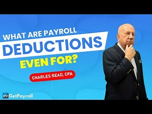 PAYROLL DEDUCTIONS: Lessons in Payroll with Charles Read
