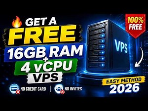 🔥 Get a FREE 16GB RAM + 4 vCPU VPS (No Credit Card, No Invites) | Easy Method 2026