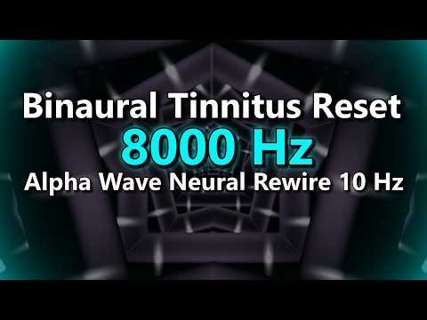 Tinnitus 8000 Hz Binaural Alpha Wave 10 Hz Reset