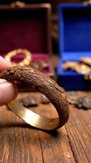 Old rusted bangle restoration #asmr #viralvideos