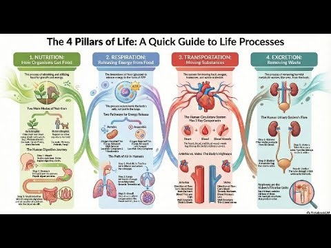 Class-10 | Ch-1 : Life Process | Biology | by- NoteBook LM Study Class 10 ||