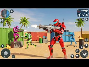 AI Robot Gun Shooting Game - FPS Shooting Games - Android GamePlay