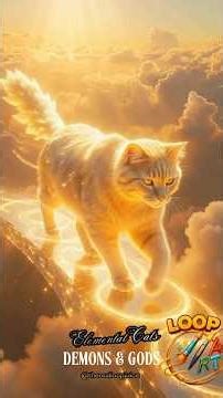 ASMR Hyper-Realistic Elemental Cats AI Fantasy Creatures