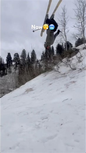 Backflip progression🎿🤙