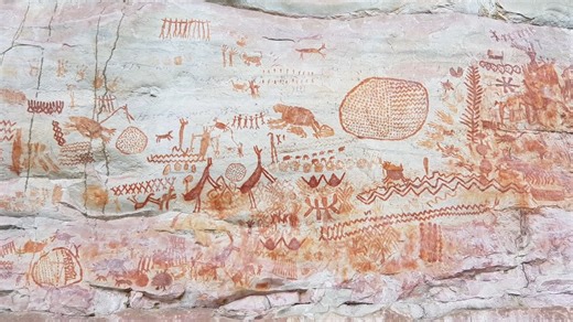 12,600-year-old rock art of lost animals discovered