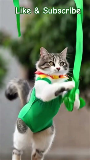 kitty gymnastics #viral #funny #petworld #cute #gymnast #cat