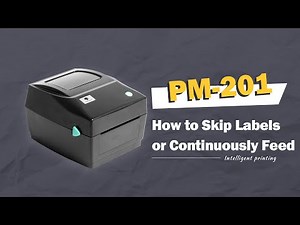 Phomemo PM201 Tutorial: (Win) Skipping Labels or Continuously Feeding or Same Label Keeps Printing