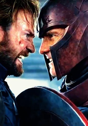 Captain vs🎥🎥🎬🎬🎬 Magneto ⚡ Jab Do Takatvar Dushman Aamne-Saamne Aaye! | Epic Face Off🤑