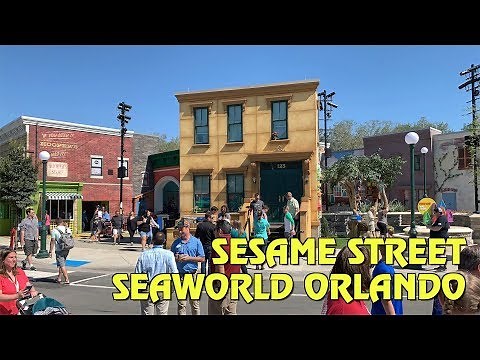 Overview of Sesame Street at SeaWorld Orlando