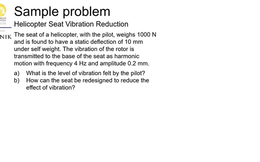 Vibration control (part 1) general concept of vibration design 振动控制第一讲