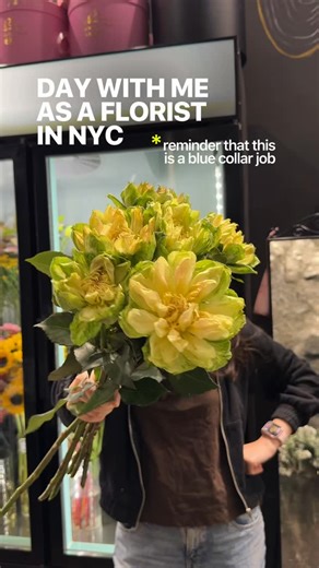 Florist New York 🌸 bouquets | flowers | arrangements | delivery on Instagram: "Day in my life as a florist / NYC florist / day with me at work / flower shop / florist vlog 💌 to order: yuldash.flowers@gmail.com flower shop behind the scenes, florist vlog, flower shop nyc, bouquet making, arrangement ideas, floral design, flower care tips, nyc flower market, how to arrange flowers, beginner florist tips, wholesale flowers nyc, learn floristry, flower arranging tutorial, florist job, work vlog"
