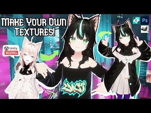 How To Personalize Your Textures! - VRChat Avatar Customization with Photoshop and Unity