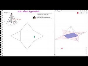 Lernvide_Netz einer geraden Pyramide zeichnen (erweitert)