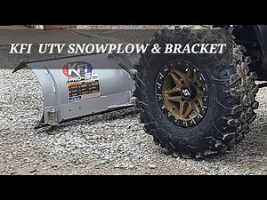 KFI snowplow and mounting bracket 22' can am commander.