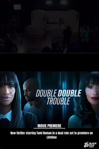 🎥 Tami Roman stars in dual role thriller DOUBLE DOUBLE TROUBLE premiering on Lifetime Feb. 21. Reeling from a devastating miscarriage and the collapse of her marriage, Drea struggles to rebuild her life when her identical twin sister Ali finds love with Ryan, a man who represents everything Drea believes she’s lost. #blackfilmdaily #blacktiktokcommunity #lifetime #lifetimetv #blackactors