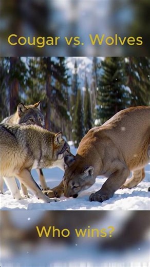 Cougar vs. Wolves. Who wins?