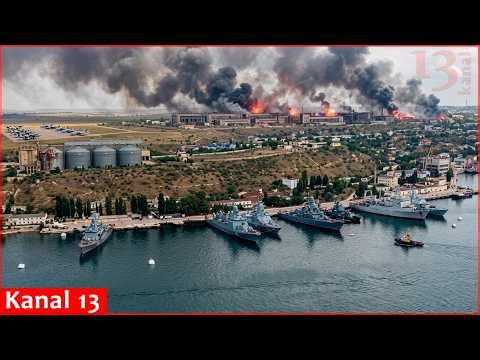Ukraine pounds Black Sea Fleet command center in Crimea, drone sites, military positions in Russia