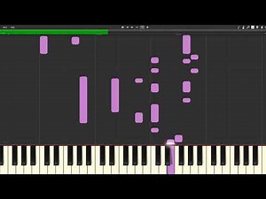 New Order - True Faith Piano (Synthesia tutorial)