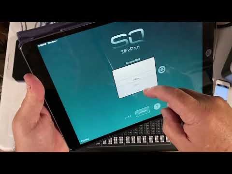 How to connect an iPad and router to Allen Heath QU/SQ mixer