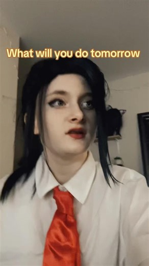 What will you do tomorrow#mhacommunity #animecosplay #cosplay #mha #yaomomo #yaoyorozu #hazbinhotel