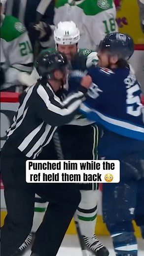 Jamie Benn popped Mark Scheifele 😮