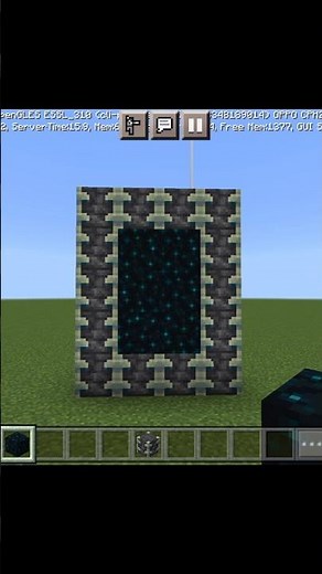 How to make warden portal in Minecraft PE 1.20 #viral #minecraft #minecraftfans #youtube #warden