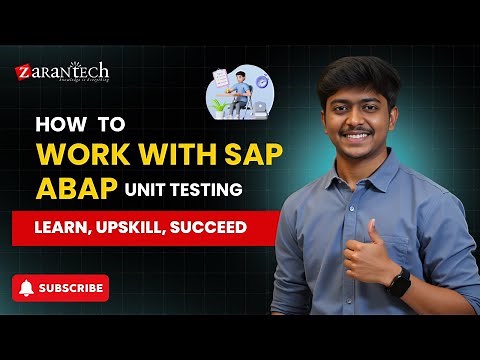 How to Work with SAP ABAP Unit Testing | ZaranTech
