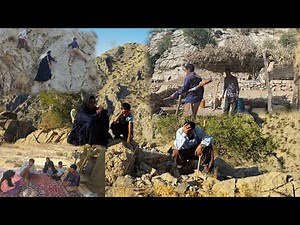 Documentary on nomadic life⛰️ | The dangerous adventure of searching for sheep in the mountains😥🐐🌄