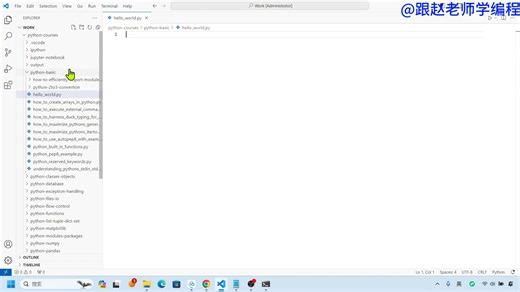 Python Hello World Example