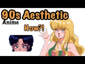 How to DRAW 90s Anime Aesthetic (HanavBara Style)