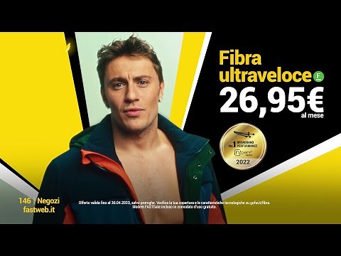 Passa a Fastweb! Fibra Ultraveloce a 26.95€ al mese
