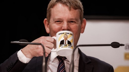 Covid-19: 'Spread your legs' - Chris Hipkins' subtle joke at press conference