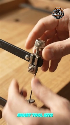 This Tiny Coping Saw Makes PERFECT Curved Cuts! 🤯🔧 | Mini Jeweler’s Saw