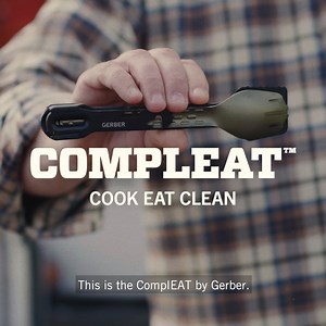 It's time to ditch those hefty utensils and clear some space in the backpack. The ComplEAT is the only dining tool you will need in the backcountry or at the campsite. Period. The ComplEAT. bit.ly/2DPIo59 | Gerber Gear