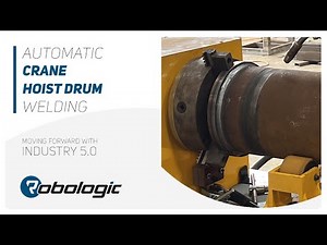 Automatic Crane Hoist drum Welding | Crane rope drum Welding | Wire rope drum Welding | Robologic