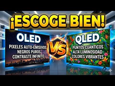 Televisor OLED vs QLED:🚨🖥️ ¡NO TIRES TU DINERO! Lo que las marcas no te dicen🔥