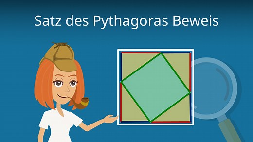 Satz des Pythagoras Beweis • einfach erklärt