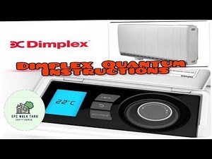 Factory Reset Dimplex Quantum Night Storage Heater Usage