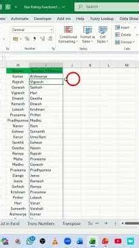 How to create list of random names in excel. #shorts #excel
