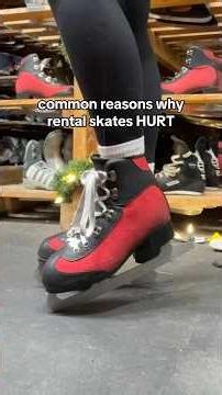 why rental skates hurt when you go ice skating ⛸️❄️ #iceskater #iceskating #skating #figureskating