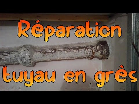 🔧TUTORIAL🔧REPAIRING A STONEWARE WASTEWATER DRAIN PIPE🔧